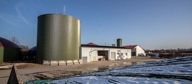 Biogasanlage am Standort Buchloe