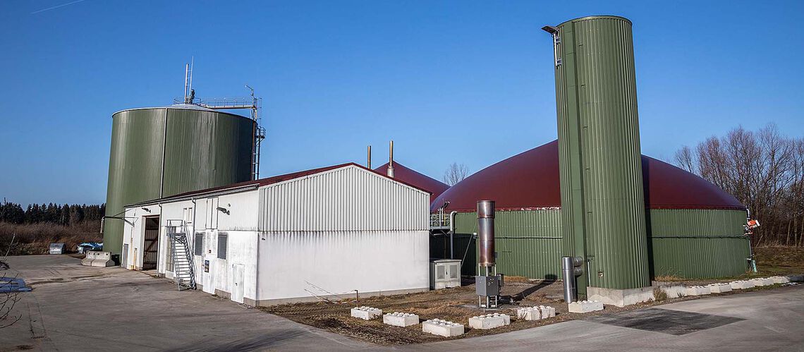 Biogasanlage am Standort Buchloe